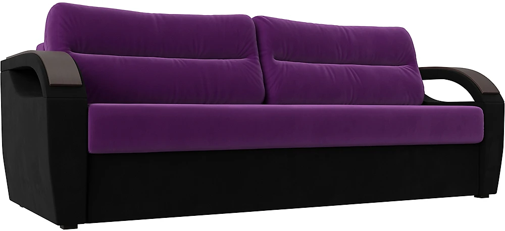 спальный диван в гостиную Форсайт Вельвет Фиолет-Блэк