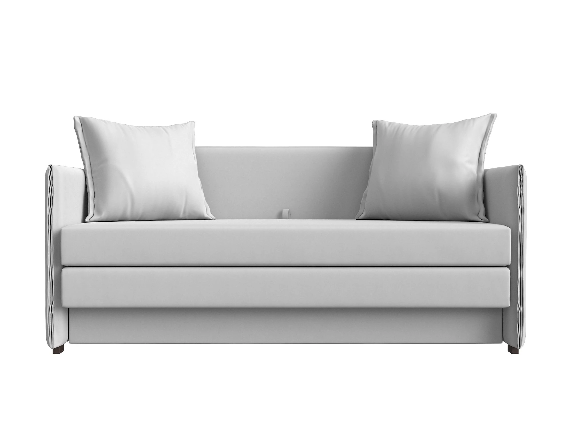 Белый прямой диван Лига-011 Дизайн 15