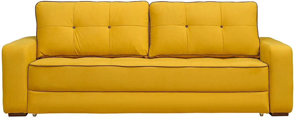 Жёлтый прямой диван Эдванс