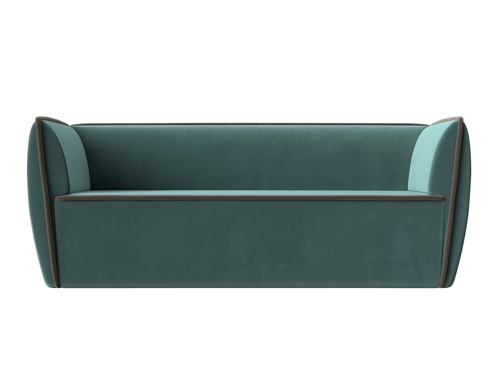 Нераскладной диван Бергамо-3 Плюш Дизайн 4