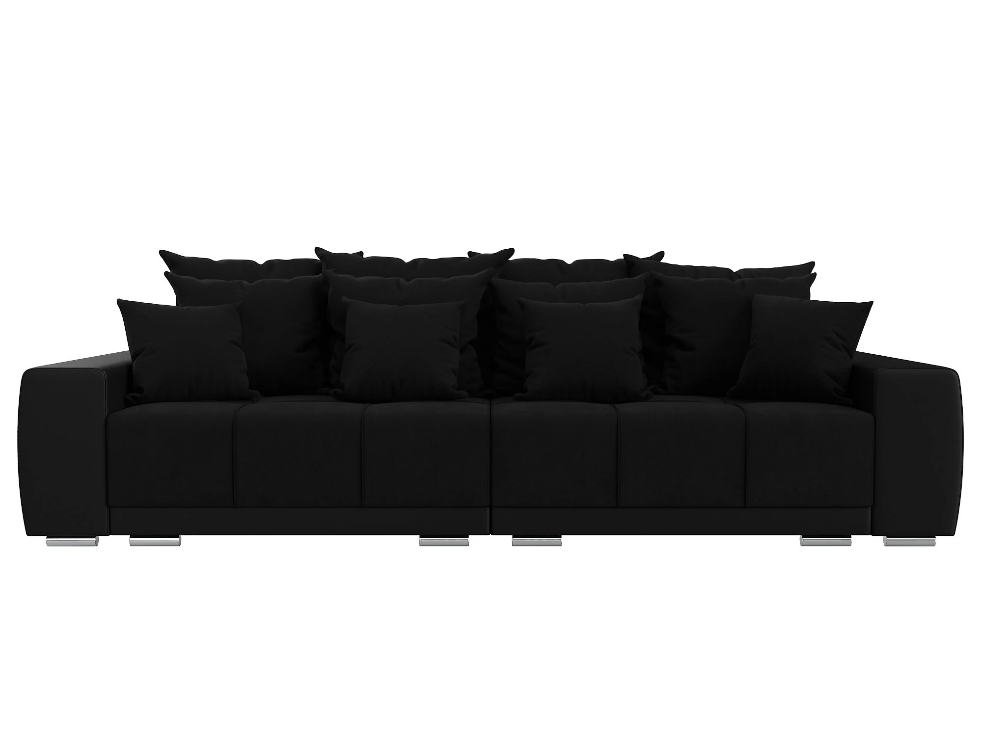 Прямой кожаный диван Лига-028 Дизайн 10