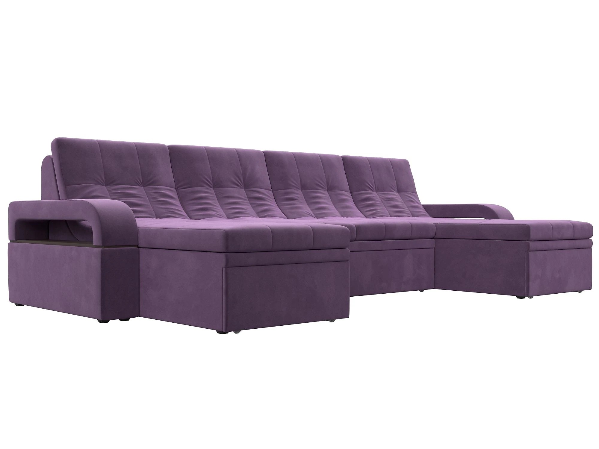 Фиолетовый диван Лига-035 П-мини Дизайн 7