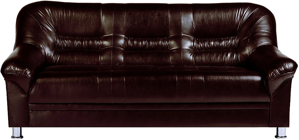 Трехместный офисный диван Карелия-3 (Честер-3) Браун