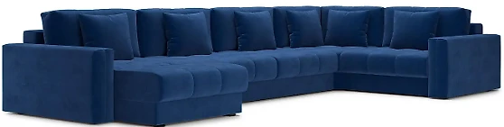 Синий диван Монарх-П Дизайн 4