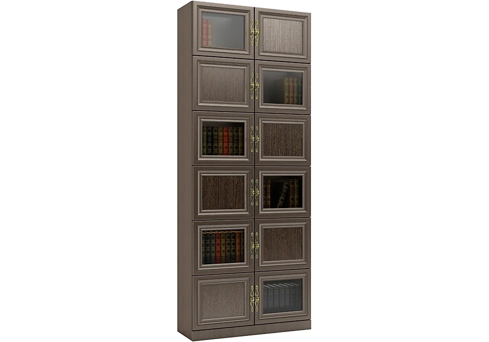 Книжный шкаф со стеклянными дверями Карлос-042