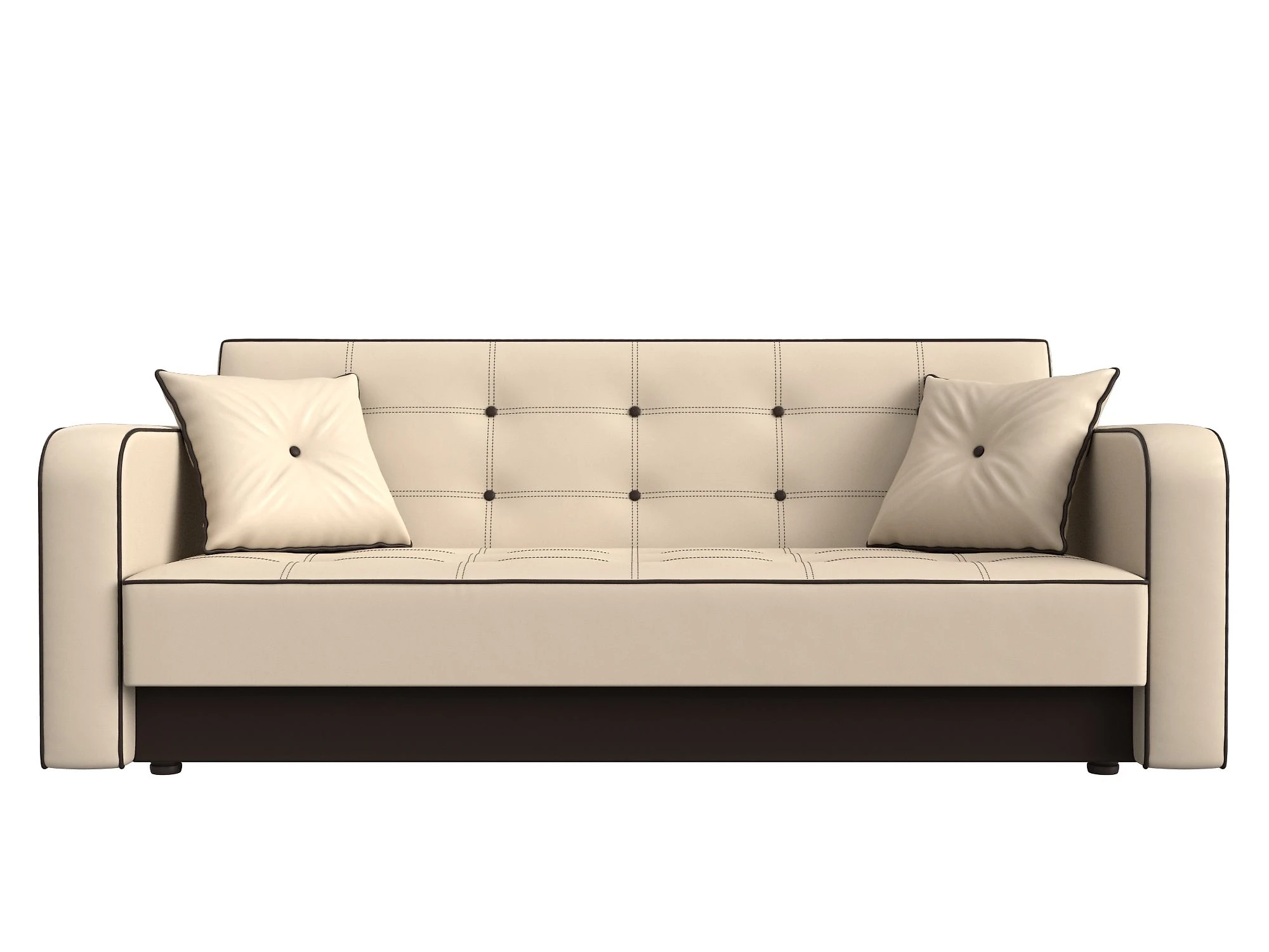 Прямой кожаный диван Тур Дизайн 12