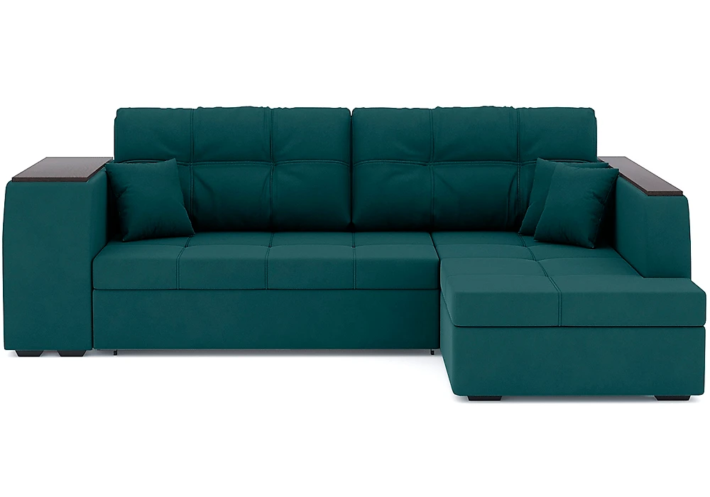 Угловой диван с ящиком для белья Брюссель Плюш Дизайн 5