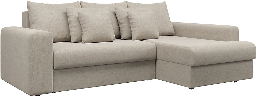 Угловой диван с подушками Манхеттен Крем