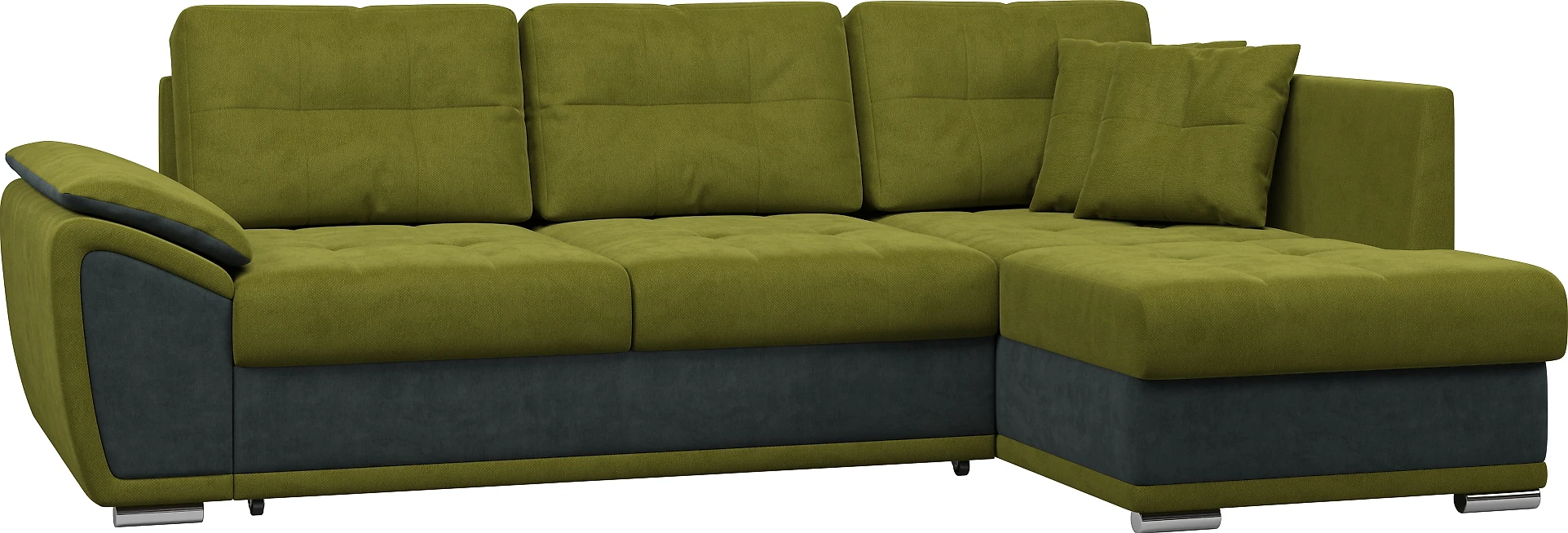 Угловой диван в классическом стиле Риттэр Плюш Верде