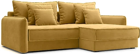Жёлтый угловой диван  Антей Дизайн 3