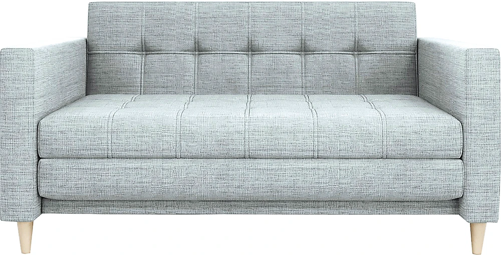 Прямой диван серого цвета Квадро Дизайн-7