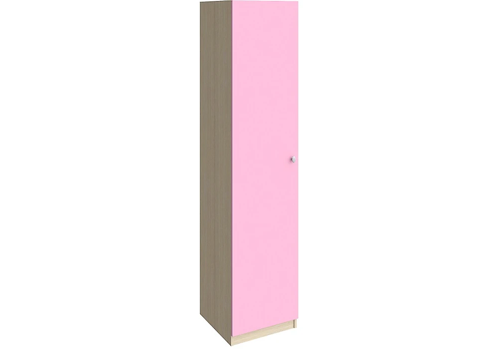 Шкаф пенал Астра (Колибри) закрытая Розовый