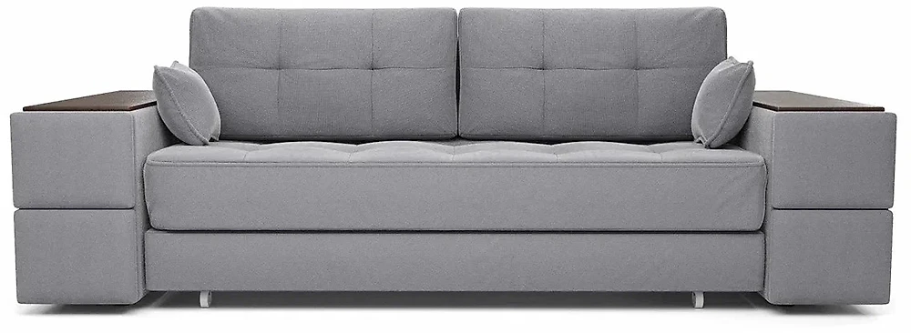 Прямой диван серого цвета Каймак 4 Дизайн 7