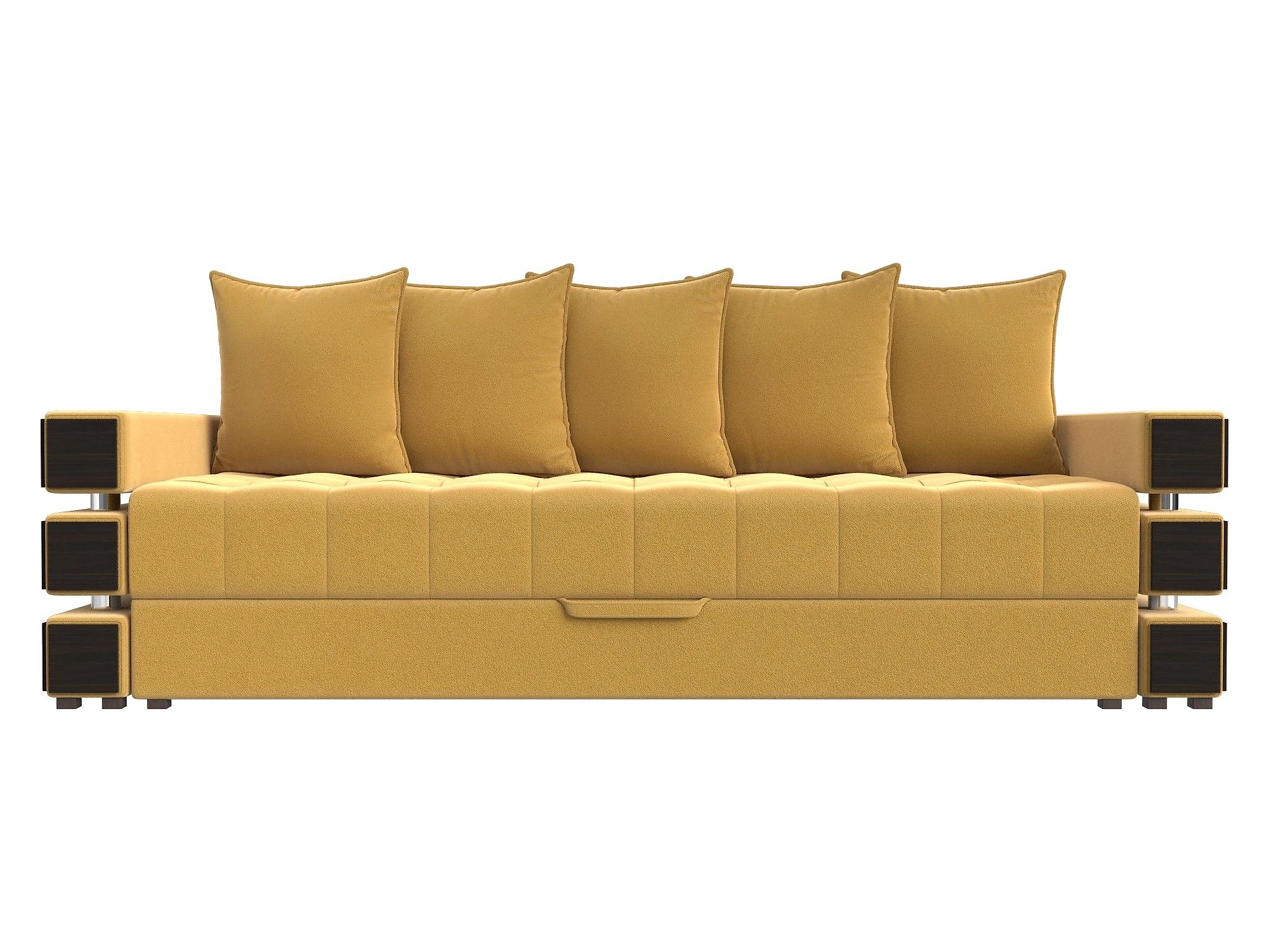 Жёлтый прямой диван Венеция Дизайн 18