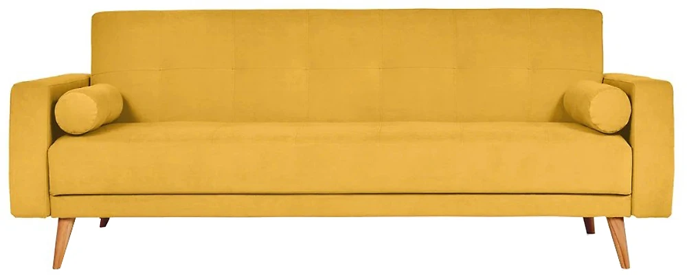Желтый диван книжка  Сэлвик трехместный Дизайн 1