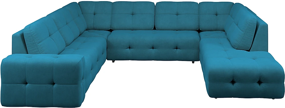 Угловой диван с левым углом Спилберг-2 Аква