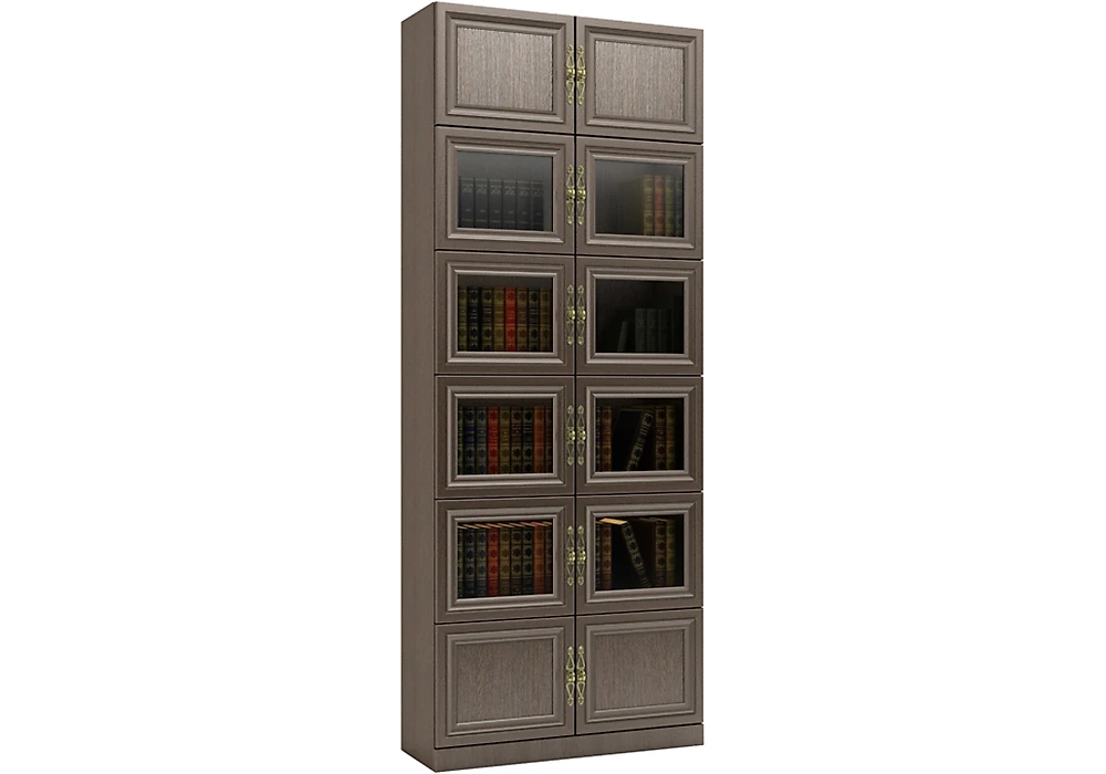 Книжный шкаф со стеклянными дверями Карлос-052