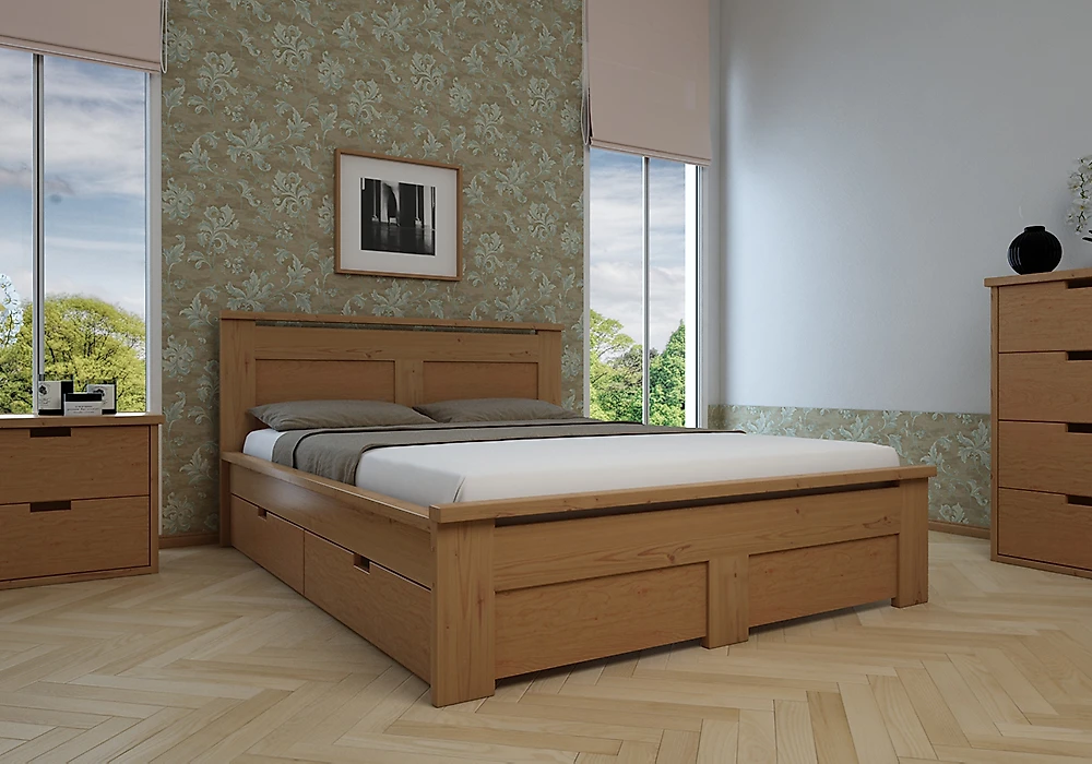 кровать в стиле минимализм Августина-12