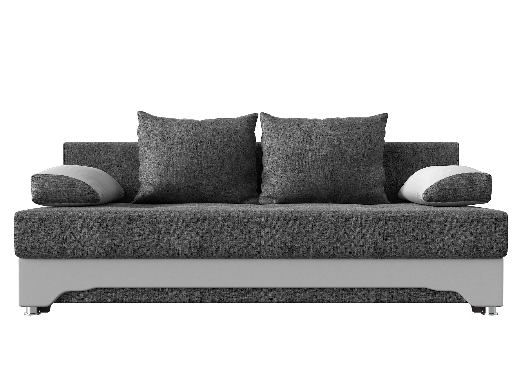 Прямой диван серого цвета Ник-2 Кантри Дизайн 12