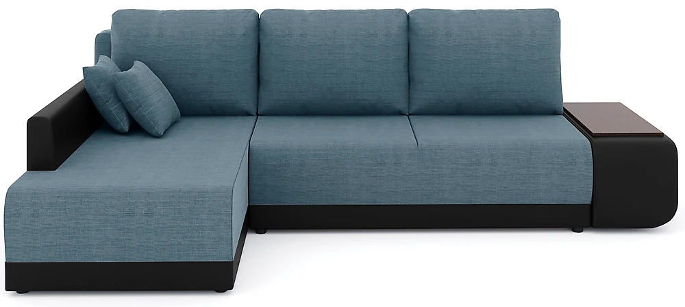 Синий угловой диван Нью-Йорк Кантри Дизайн 3