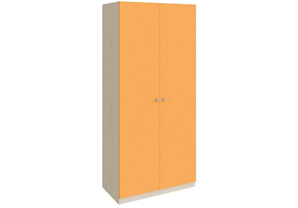 Распашной шкаф 90 см Астра-45 (Колибри) Оранжевый
