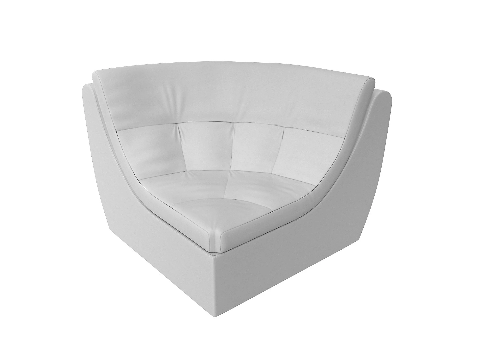 Белое кресло Холидей угловое Дизайн 15
