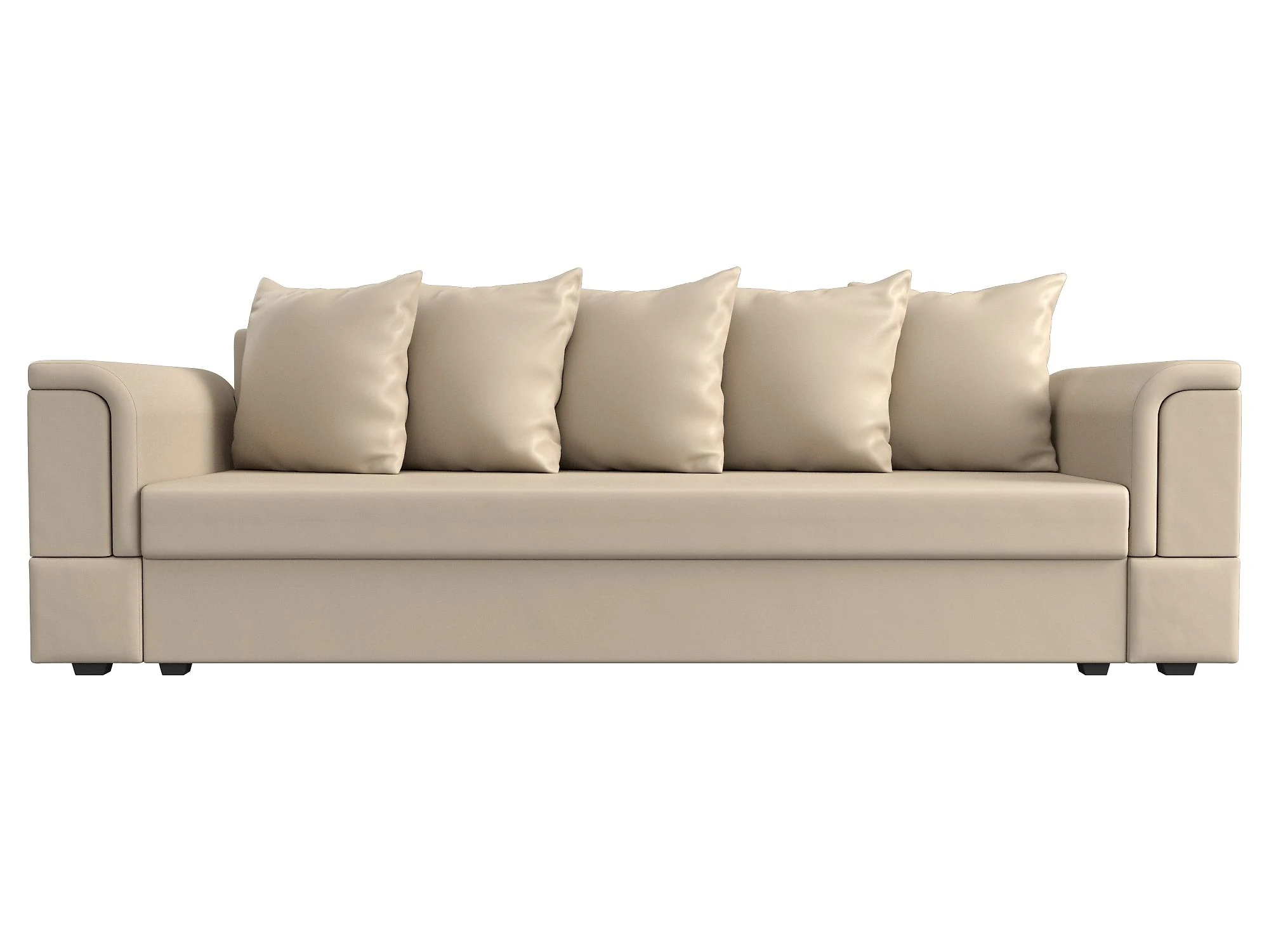Раскладной кожаный диван Лига-005 Дизайн 12