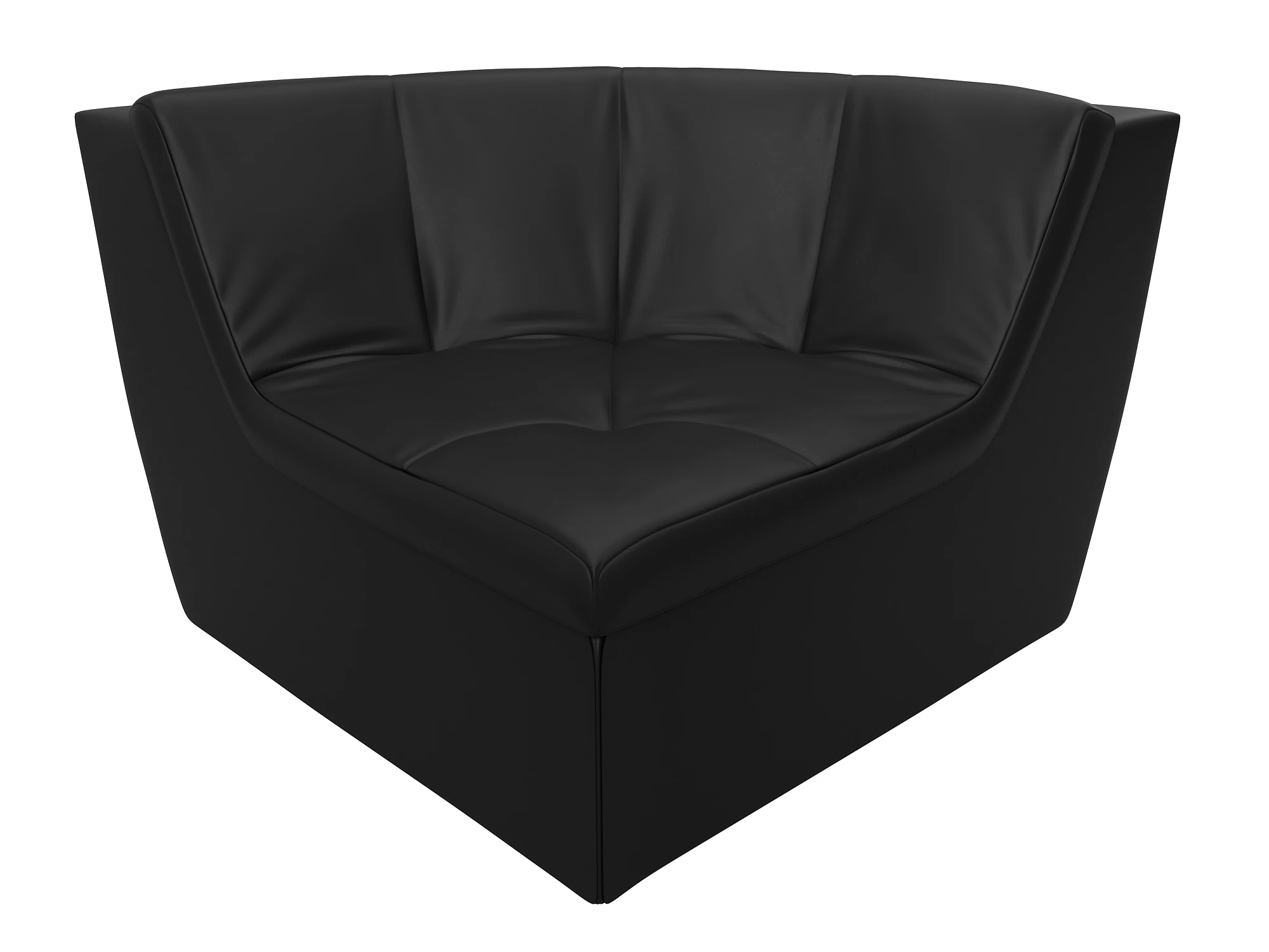 Чёрное кресло Холидей Люкс угловое Дизайн 11
