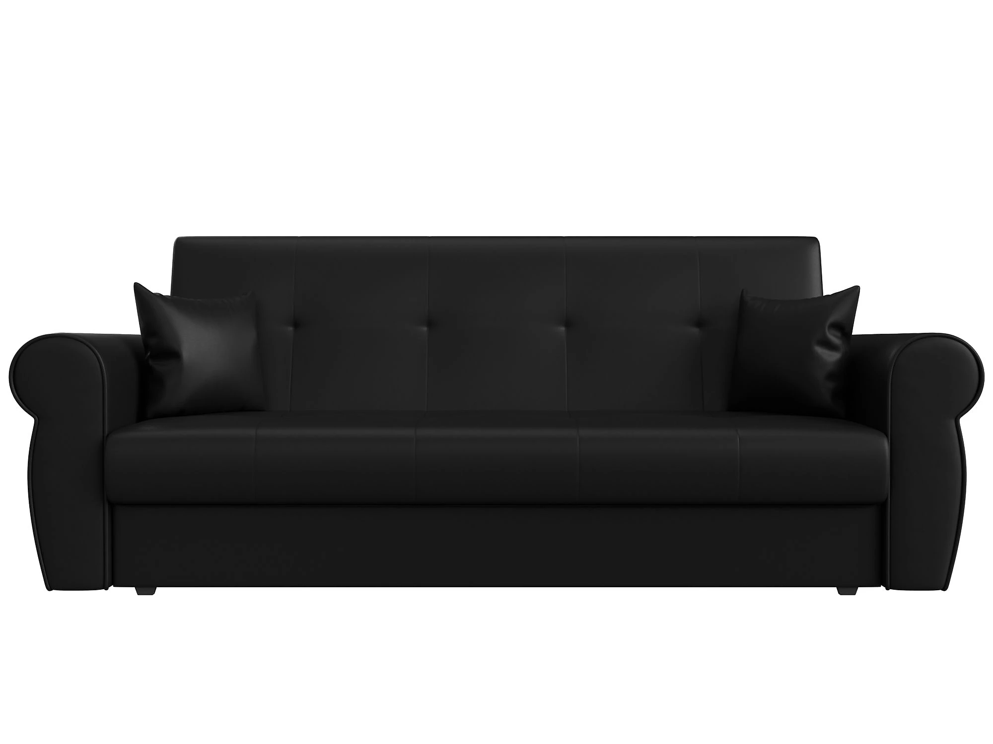 Чёрный диван Лига-019 Дизайн 27 книжка