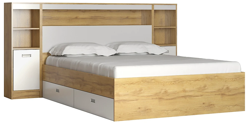 кровать в стиле минимализм Виктория-4-140 Дизайн-1