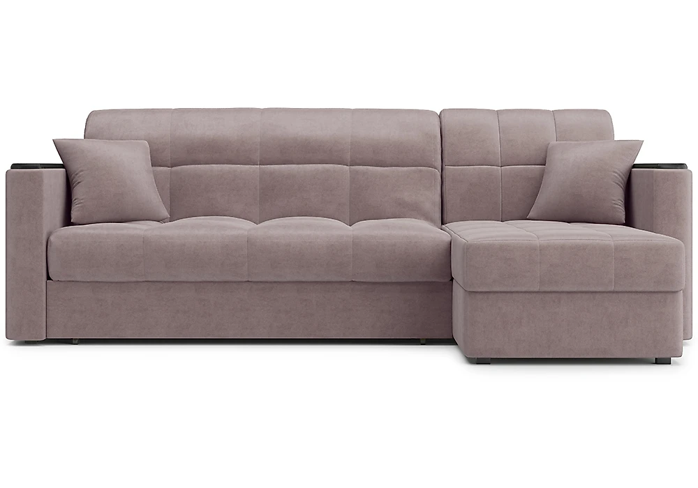 Угловой диван с механизмом аккордеон Палермо с оттоманкой Дизайн 2