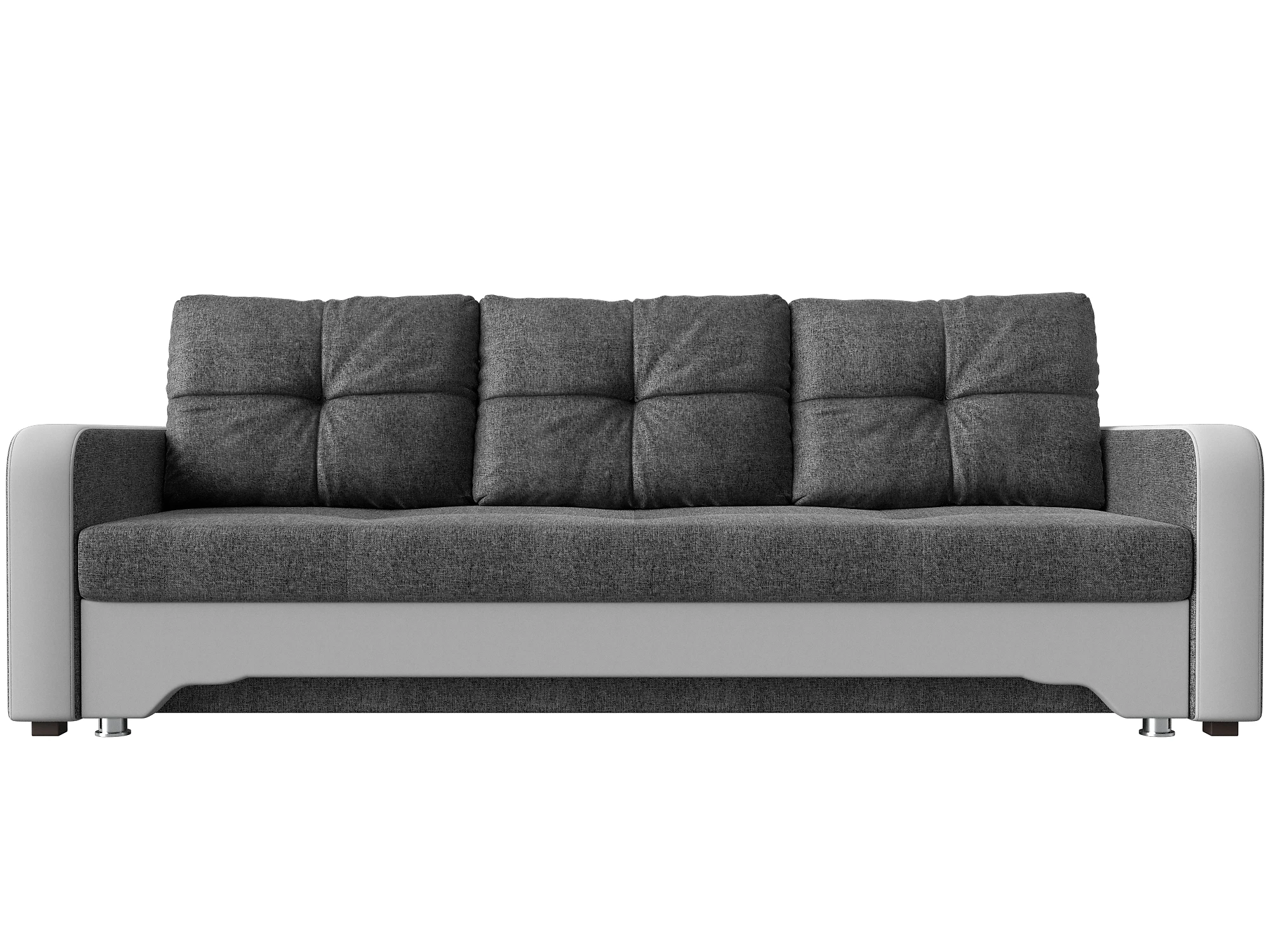 Прямой диван серого цвета Ник-3 Кантри Дизайн 9