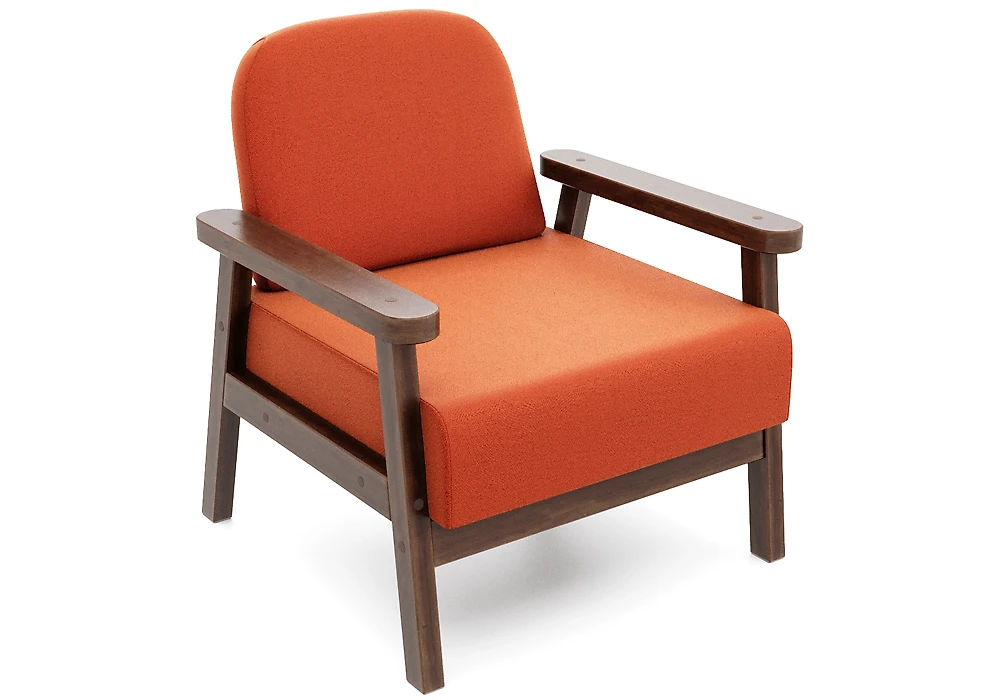 Кресла на деревянных ножках Флори Оранж