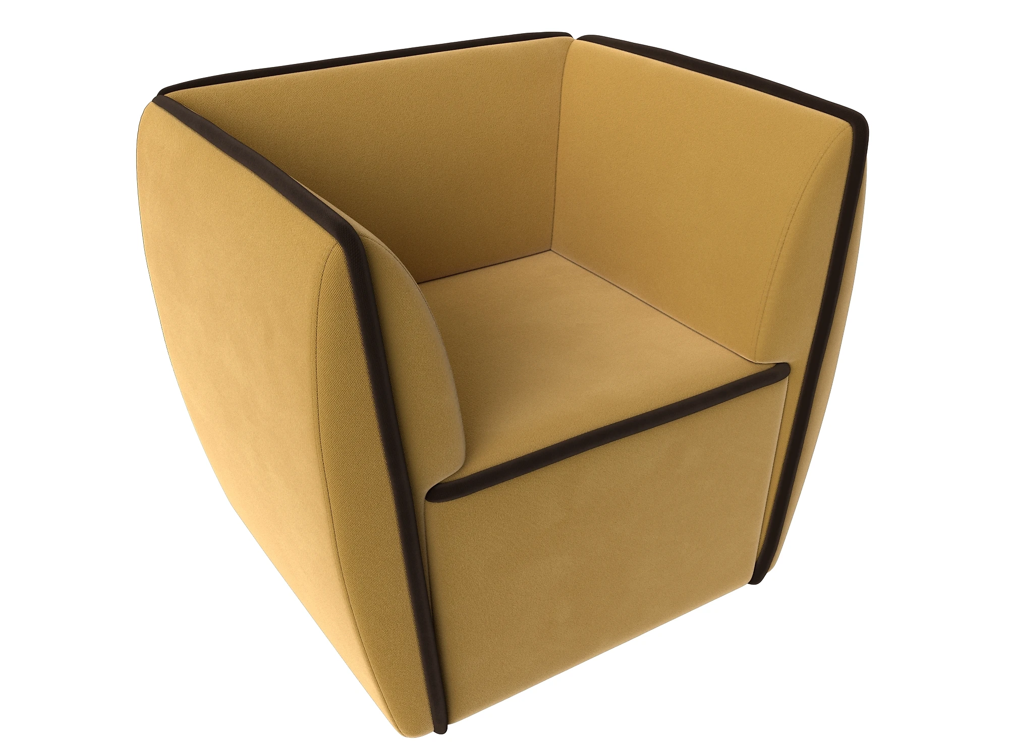 кресло желтое Бергамо Дизайн 12