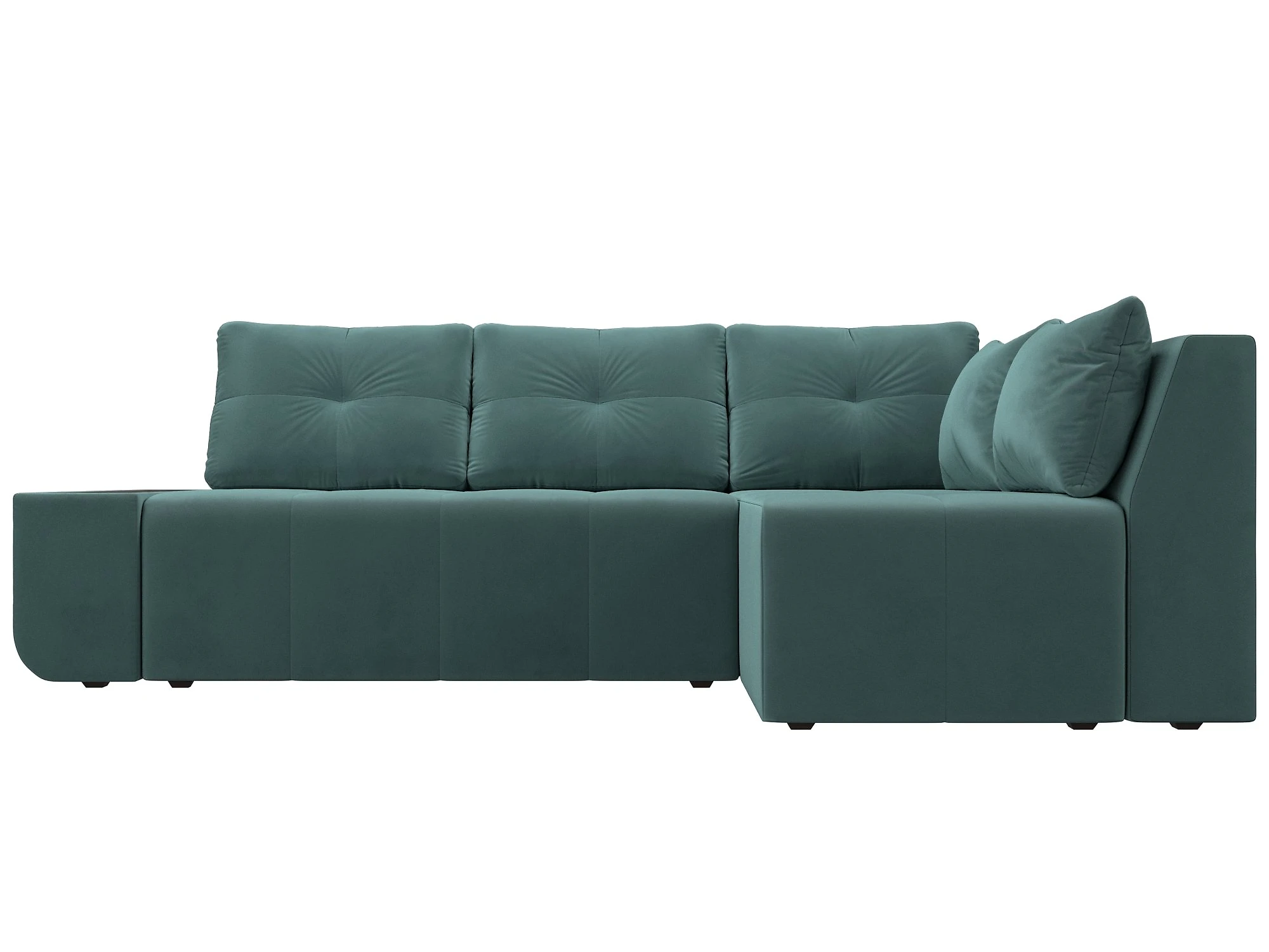 Угловой диван с ящиком для белья Амадэус Плюш Дизайн 1