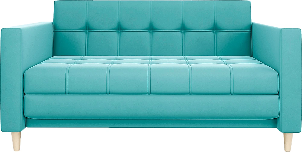 Прямой диван с механизмом аккордеон Квадро Плюш Дизайн-1