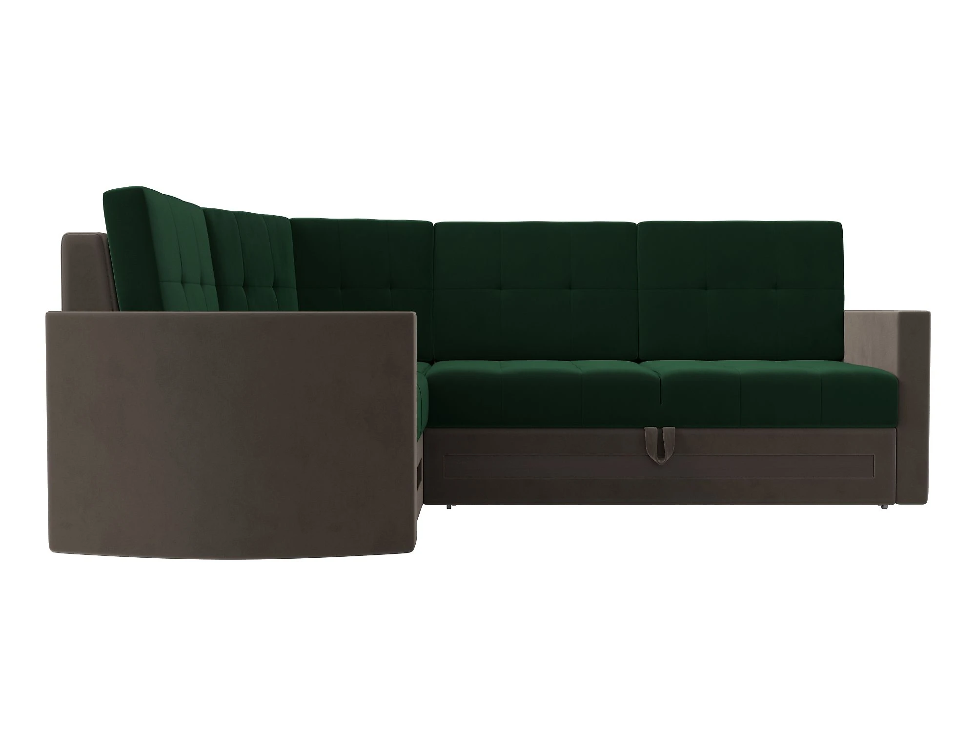 Тканевый угловой диван Белла Плюш Дизайн 8
