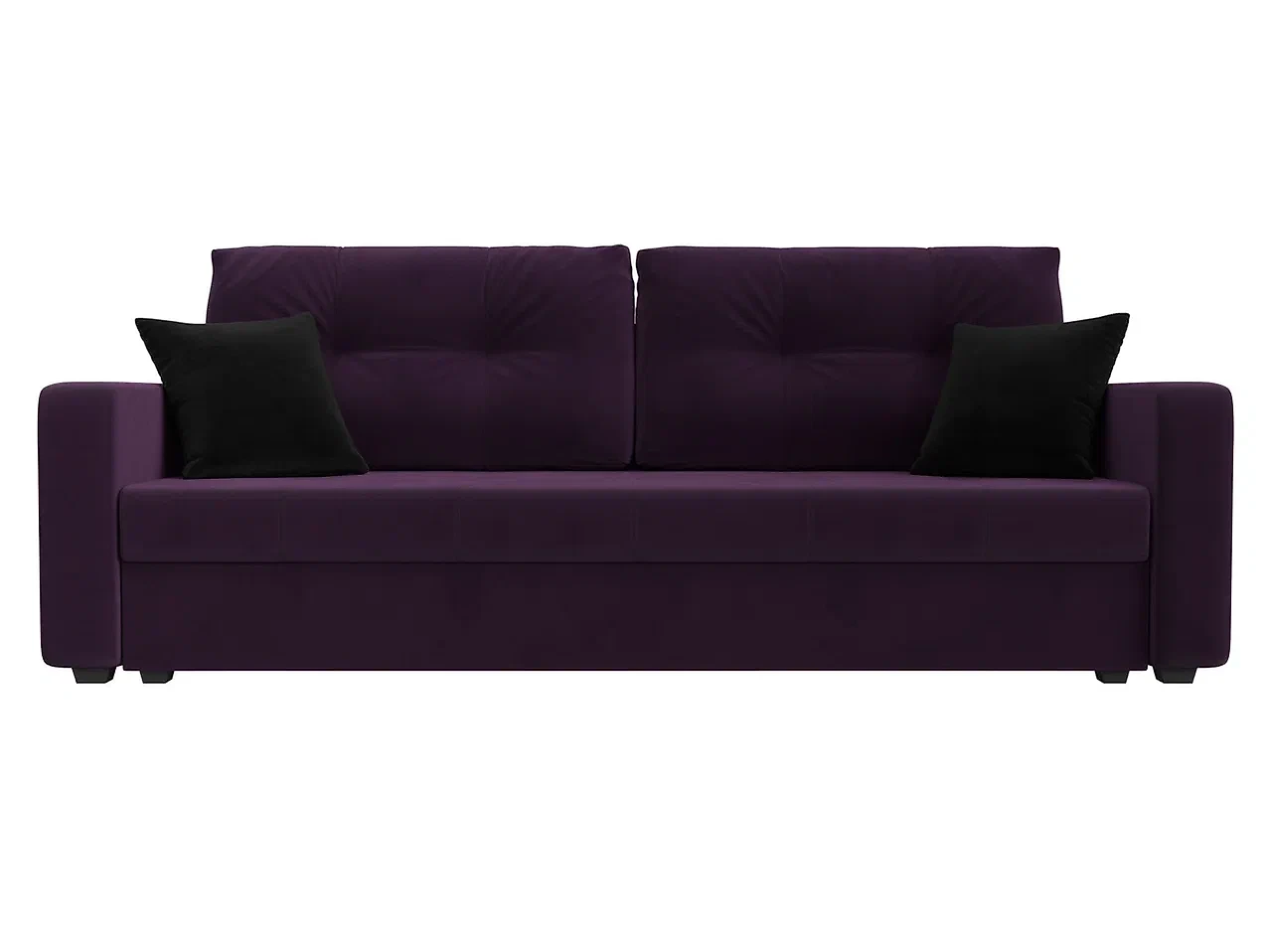 Фиолетовый диван Ливерпуль Лайт Плюш Дизайн 7