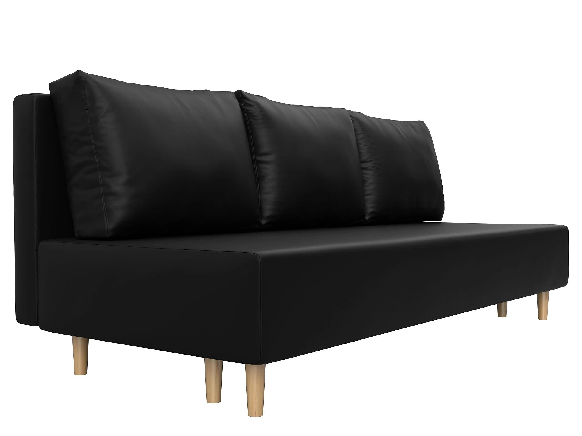 Прямой кожаный диван Лига-033 Дизайн 11