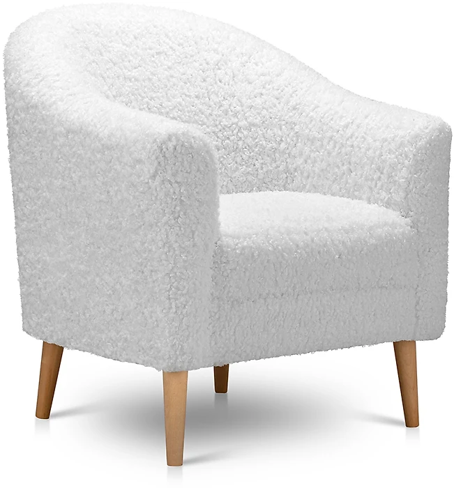 Белое кресло Арти Дизайн 3