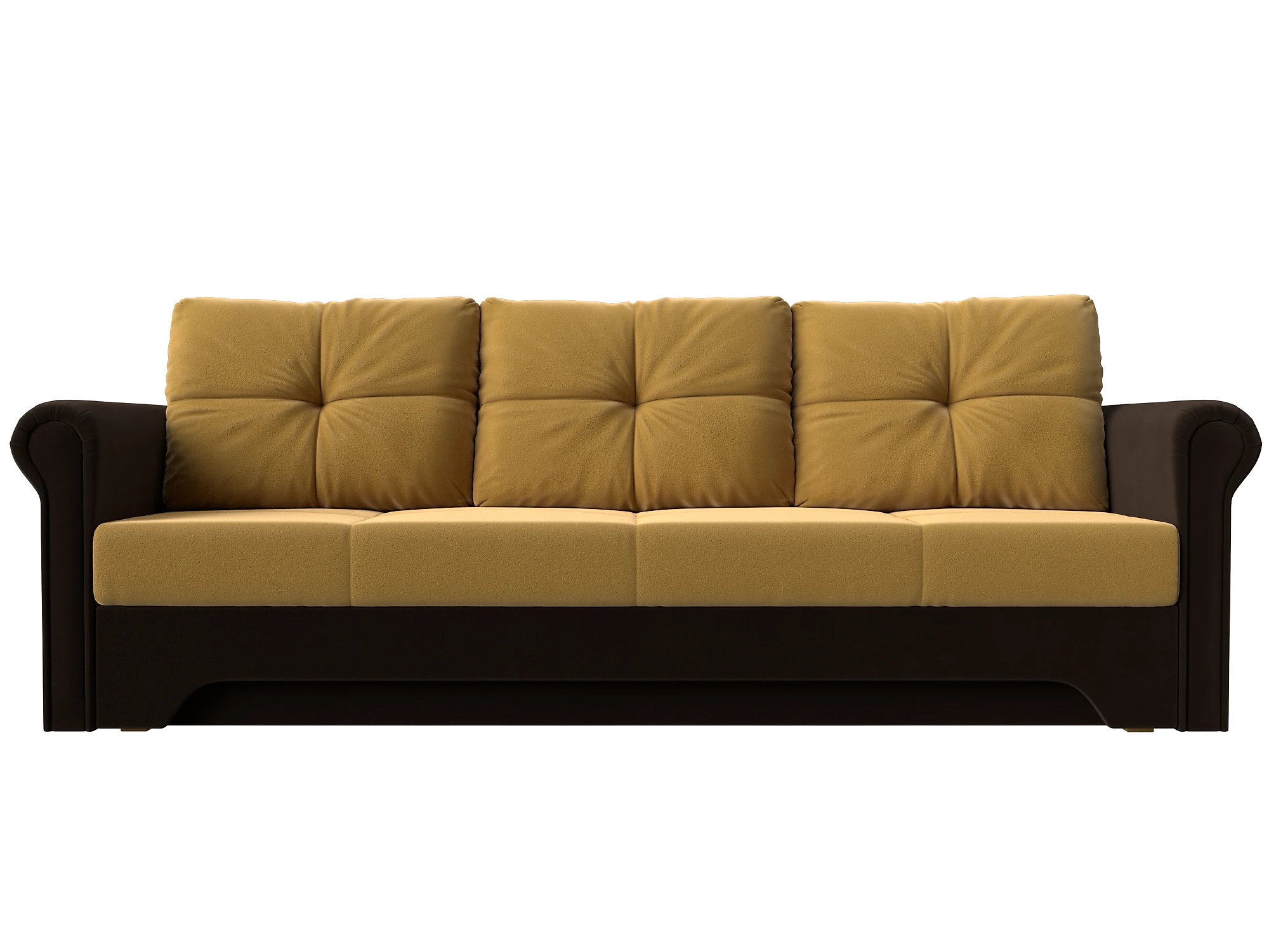 Жёлтый прямой диван Европа Дизайн 25