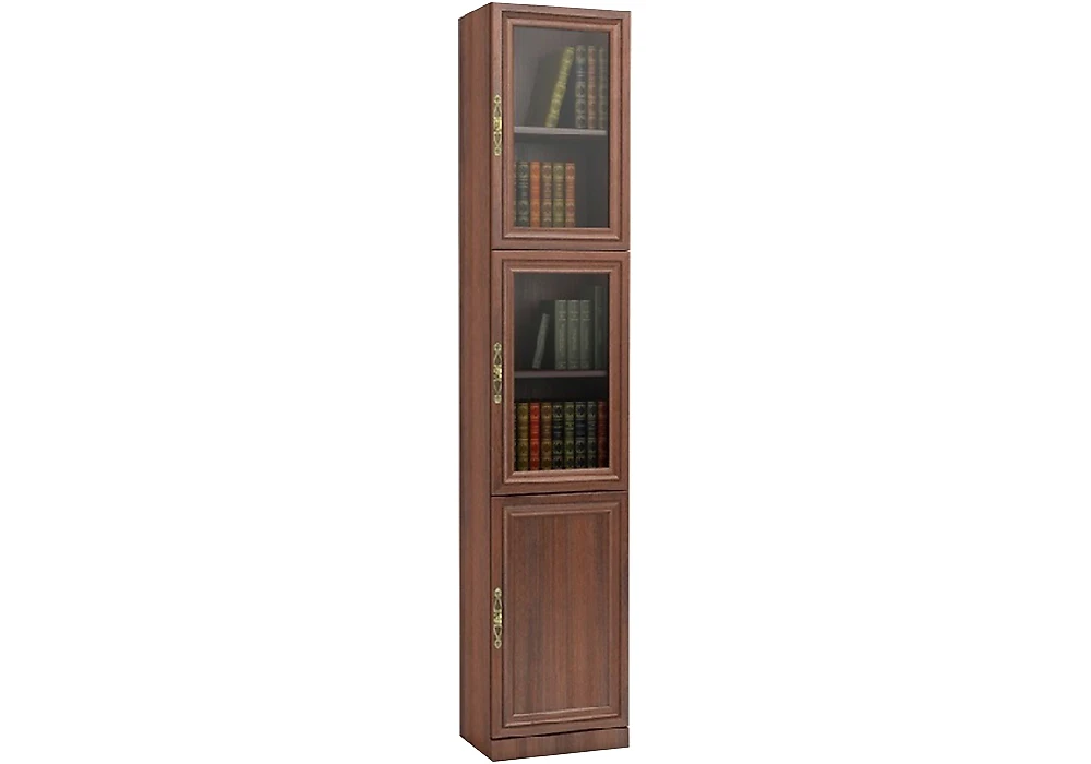 Книжный шкаф со стеклянными дверями Карлос-019