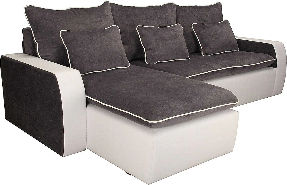 Угловой диван с подушками Кормак Люкс
