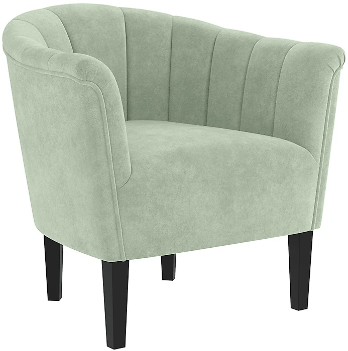 Зелёное кресло Аспен Дизайн-3
