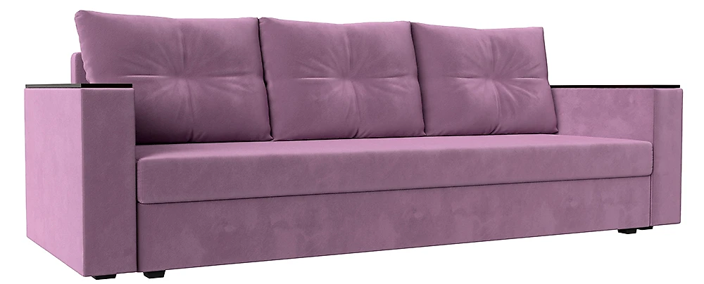 Фиолетовый диван Атланта Лайт без столика Сиреневый
