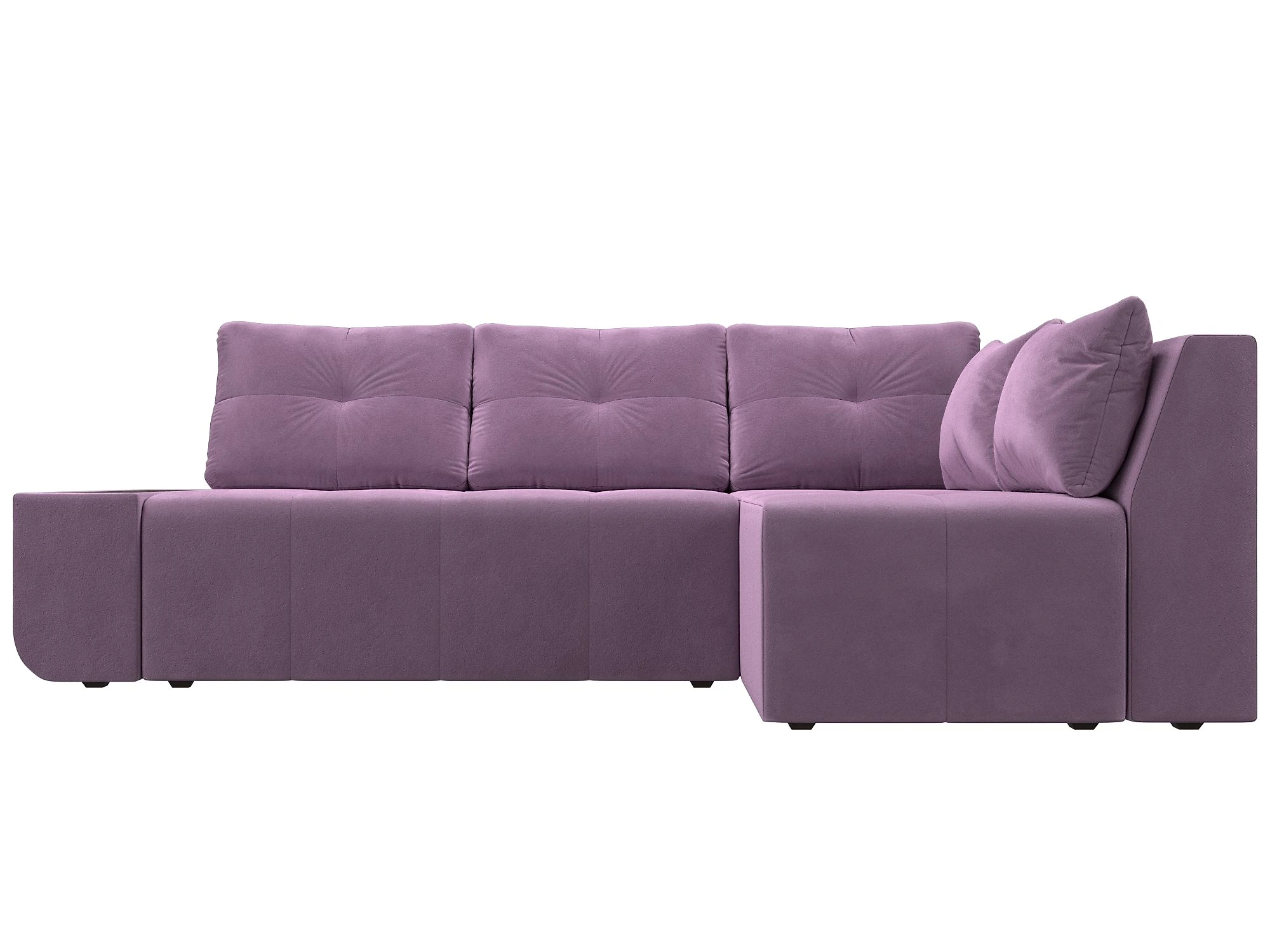 Угловой диван фиолетовый Амадэус Дизайн 7
