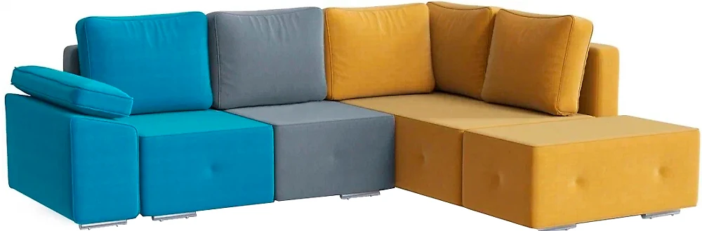 Угловой диван с независимым пружинным блоком Хавьер