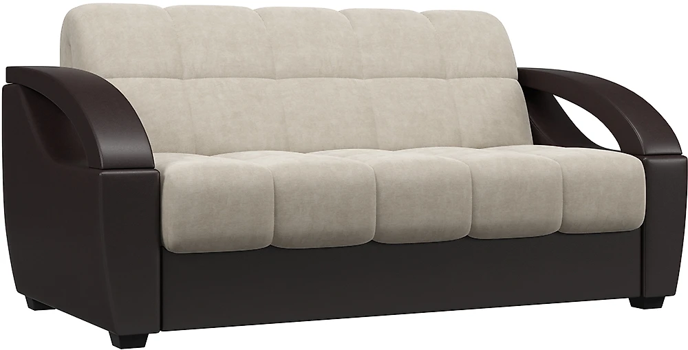 Прямой диван из велюра  Монреаль Крем Браун