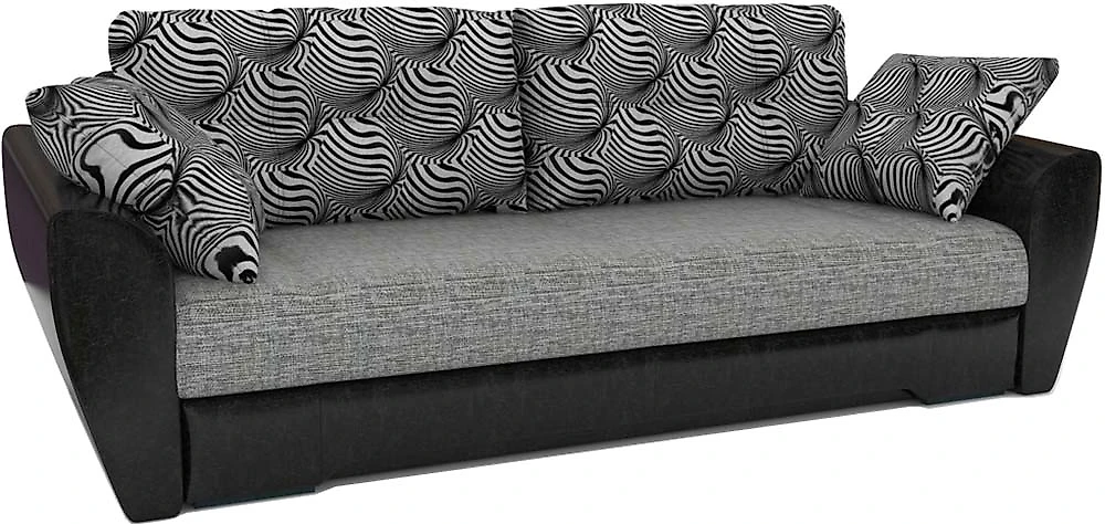Серый диван кровать Амстердам (Берг) Изи Блэк
