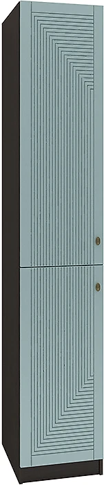 Синий распашной шкаф Фараон П-6 Дизайн-3